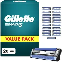 Gillette Mach3 Navulmesjes (20 stuks)