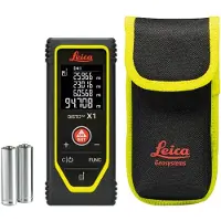 Leica X1-1 Afstandsmeter In Tas - Bluetooth / NFC - Rood - 100m - IP65