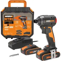 WORX Draadloze schroefboormachine 20V Wx265, 200 Nm + 2 batterijen van 2Ah