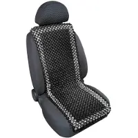 Lampa Accessoires: Autostoelmat van houten kralen, 110x40 cm, ideaal voor lange autoritten
