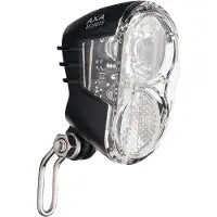 Axa Echo 15 Switch Fietskoplamp – LED Voorlicht – 15 Lux – Dynamo – Aan/Uit Schakelaar – Clear Lens Technology – 35 m Lichtbeeld – 2.250 m Zichtbaarheid