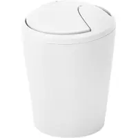 Spirella 7610583149602, 2 liter, Rond, Polypropyleen (PP), Wit, Handmatig, 15 cm
