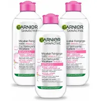 Garnier 3 x - SkinActive - Micellair Reinigingswater - Gevoelige Huid - Milde Reiniging & Make-Up Remover - 400 ml - Bulkverpakking - 3 stuks
