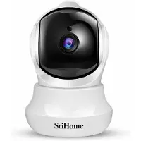 Bagotte SH020 draadloze bewakingscamera, 720p, 3W, 5V, wit, 4 stuks (verpakking van 1 paar)