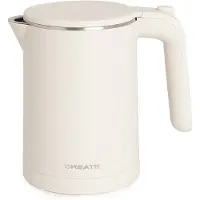 Create - 600ml Elektrische waterkoker met temperatuurregeling - 800W - Gebroken wit - KETTLE STUDIO PRO