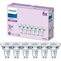 Philips Spot - 35 W - GU10 - Koelwit licht - 6 stuks