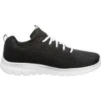 SKECHERS Sneakers laag 'Graceful Get Connected' zwart / wit