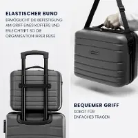 WITTCHEN Globe Line: Make-up tas, reiskoffer, handbagagekoffer, handbagage, harde schaal