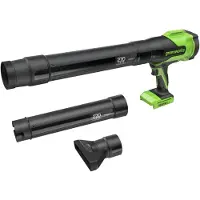 Greenworks 24V accu-loofblazer, 209 km/u, 7,65 m³/min. Krachtig, licht en compact