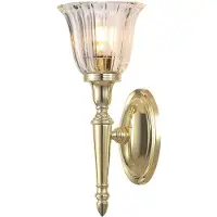 Elstead Lighting LED Badkamerarmatuur Dryden | 3W 3000K 300Lm 830 | IP44 | Dimbaar | Polished Brass