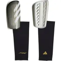 Adidas F50 League Scheenbeschermers Zilvergrijs Wit Goud Zwart