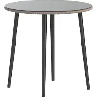 Outsunny tuintafel, staal, 80 x 80 x 74 cm, buffettafel met stalen frame, grijs