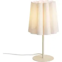 QAZQA Japandi tafellamp beige met stoffen kap 35 cm - Jenni
