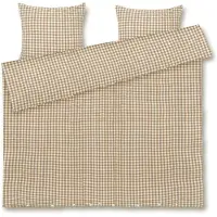 Juna Bæk&Bølge dekbedovertrek 220x220 cm karamel-offwhite
