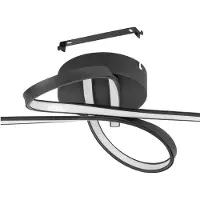 Eglo Selvina 1, LED, 2700 lumen, IP20, zwart, wit