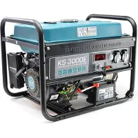 Könner&Sohnen KS 3000E, 2600 W, 230 V, 15 liter, benzine, 1 liter per uur, elektronisch