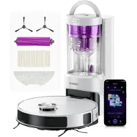 Eureka E20 Plus, zonder zak, wit, rond, zonder zak, oplaadbaar, zuivering, 65 dB