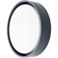 SG-Leuchten SGL Wandlamp FRAME ROUND IP65, 605061, 670-900 lumen, 3000K, dimbaar, IK10, diameter 270mm, grafietkleur