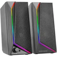 Mars Gaming MS72, 2.0 kanaal, bekabeld, 15 W, 20 - 20000 Hz, 4 ohm, zwart