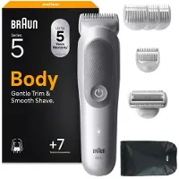 Braun Bodygroomer Serie 5: 7 accessoires, voor trimmen, scheren en de SkinGuard-technologie. Revolutionair