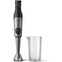 Philips Staafmixer HR2681/00 - 1200 Watt - Inclusief Maatbeker – Geschikt voor Smoothies, Soep en Harde Ingrediënten - Snelheid Regelbaar - RVS - Zwart