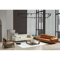 AEA Couchgarnitur Viersitzer Dreisitzer Sessel Braun 3tlg Polstersofa Set