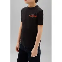 Calvin Klein Shirt 'Logo Graphic' rood / zwart