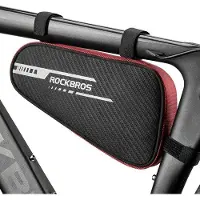 Unyqoos Framebag Driehoek, 1,2 liter – lichtgewicht fietstas, 163 gram, waterafstotend (PU/polyester), 3-laags, gereedschapstas voor mountainbike, racefiets, stadsfiets en e-bike