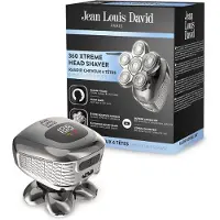 Jean Louis David Hair razor - - JLD 360 XTREME HEAD SHAVER - 6 rotating heads - 60 min battery life