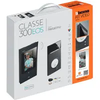 Bticino Videosysteem Flex'ONE, LINEA3000, CLASSE300EOS, zwart, 2-draads, 1 stuk.
