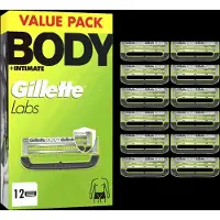 Gillette GilletteLabs Body Navulmesjes (12 stuks)