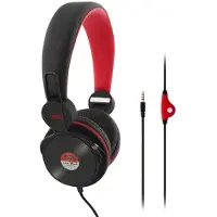 TNB T'nB CSBCVINYLE, Kabel, 20 - 20000 Hz, Koptelefoon met microfoon, Zwart, Rood