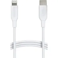 Amazon Basics A. Basis USB-2.0 Type-C naar Lightning kabel (MFi-gecertificeerd), 1,8 meter, wit