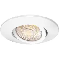 LEDVION - LED Inbouwspot - Wit - 3W - CCT 2200K-4000K - Ø86mm - Dimbaar - RVS - IP65