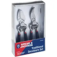Spear & Jackson set scharen, koolstofstaal, antislip