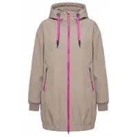 LAURASØN Functionele jas taupe