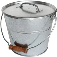 De Wiltfang Emmer met deksel voor as, korrels of compost