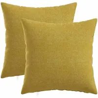 vidaXL Kussensloop 2 st HEERLEN Lichtgroen 30 x 30 cm Stof