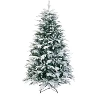 A Perfect Christmas Oslo Snow Pine kunstkerstboom - 150 cm - groen - Ø 88 cm - 1.110 tips - besneeuwd - metalen voet