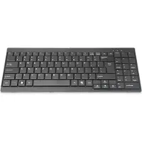 Digitus DS-72000US toetsenbord USB QWERTY Amerikaans Engels Zwart