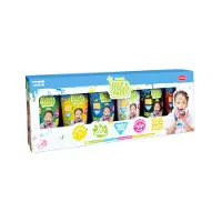 Natural Face & Fingerpaint - 65ml Tubes 6-Pack (109004)