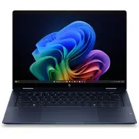 HP E4LG5AT laptop, Copilot PC, Intel Core Ultra 7 356H hybride (2-in-1), 35,6 cm (14") touchscreen, WUXGA, 32 GB LPDDR5x-SDRAM, 1 TB SSD, Wi-Fi 7 (802.11be), Windows 11 Pro, Blu