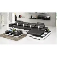 AEA Ecksofa L-Form Ecksofa Ledersofa Designer-Sofa Polster Ecksofa Wohnlandschaft