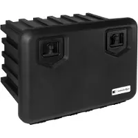 Merkloos Plastic opbergbox, afmetingen 685 x 503 x 500 mm, met een inhoud van 109 liter