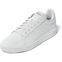 Adidas Grand Court Base 3.0 herenschoenen, kleur: wit/wit/grijs, maat: 42 2/3
