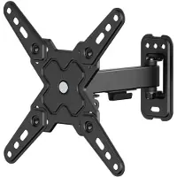 Goobay 79761 Essential TV-wandhouder FULLMOTION (S), zwart - voor televisies van 13 tot 43 inch (33–109 cm), maximaal gewicht 20 kg, maximale uittrek lengte 19,8 cm
