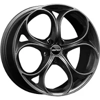 Gmp Litá velg, DRAKE, 8.5x20 inch, 5x110 steek, ET 31, glanzend antraciet, donker