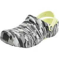 Crocs Bistro Graphic Serie - Grafische Klomp - Zwart/Lime - M6/W8 - Antislip