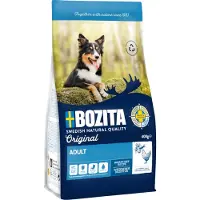 Bozita Hondenvlees droogvoer Original Adult 12 kg, met kip, glutenvrij, met gedroogde bosbessen en braambessen, en rozenbottel