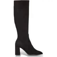 Wonders Dames Leren laarzen Cervojet zwart (39), Stof, 3 tot 5 cm, Ritssluiting, Casual M-5441